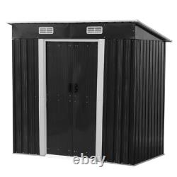 6 Ft. 4 In. W X 3 Ft. 10 In. D Galvanized Steel Horizontal Storage Shed
