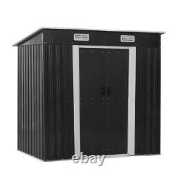 6 Ft. 4 In. W X 3 Ft. 10 In. D Galvanized Steel Horizontal Storage Shed