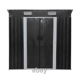 6 Ft. 4 In. W X 3 Ft. 10 In. D Galvanized Steel Horizontal Storage Shed