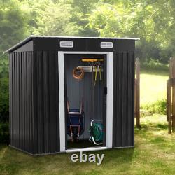 6 Ft. 4 In. W X 3 Ft. 10 In. D Galvanized Steel Horizontal Storage Shed