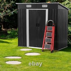 6 Ft. 4 In. W X 3 Ft. 10 In. D Galvanized Steel Horizontal Storage Shed