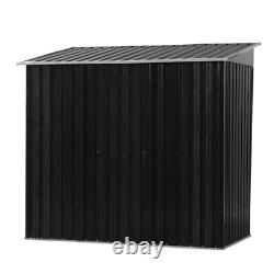 6 Ft. 4 In. W X 3 Ft. 10 In. D Galvanized Steel Horizontal Storage Shed