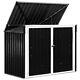 6'x3' Horizontal Storage Shed 68 Cu Ft Garbage Cans Tools Accessories Heavy-duty