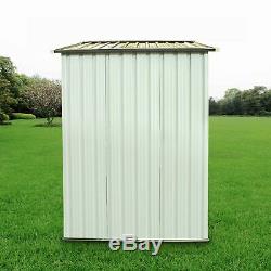 6'x4' Outdoor Garden Storage Shed Patio Tool House Mental Toolshed Utility Lawn