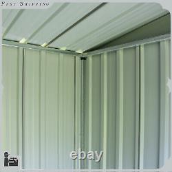 6ft x 4ft Storage Shed Horizontal Bike Tool Sheds Metal Outdoor Storage Cabinet