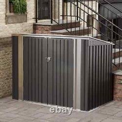 70 in. Wx40 in. Dx52.5 in. H Galvanized Steel Horizontal Trash&Recycling Storag