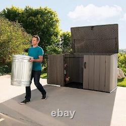 75 cu. Ft. Horizontal Outdoor Storage Shed Backyard Garden Lockable Storage Shed