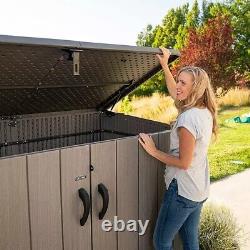 75 cu. Ft. Horizontal Outdoor Storage Shed Backyard Garden Lockable Storage Shed