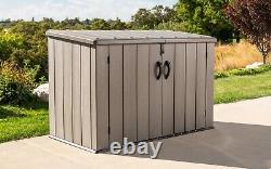 75 cu. Ft. Horizontal Outdoor Storage Shed Backyard Garden Lockable Storage Shed