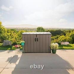 75 cu. Ft. Horizontal Outdoor Storage Shed Backyard Garden Lockable Storage Shed