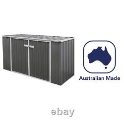 7 ft. W x 3 ft. D Metal Horizontal Tool Shed