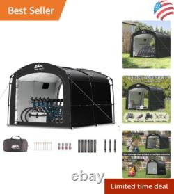 8×7ft Multi-Purpose Outdoor Shed with Enhanced Space & Durable Construction