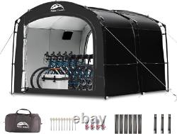 8×7ft Multi-Purpose Outdoor Shed with Enhanced Space & Durable Construction