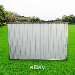 8'x8' Metal Outdoor Storage Shed Steel Garden Utility LawnTool Backyard House