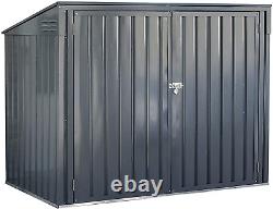 ARROW 6' X 3' Storboss Horizontal Outdoor Padlockable Steel Storage Shed, Charco