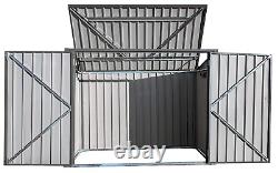 ARROW 6' X 3' Storboss Horizontal Outdoor Padlockable Steel Storage Shed, Charco