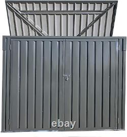 ARROW 6' X 3' Storboss Horizontal Outdoor Padlockable Steel Storage Shed, Charco