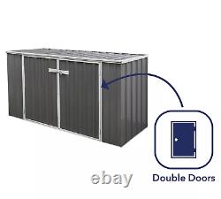 Absco 7' x 3' Horizontal Metal Storage Shed FREE SHIPPING