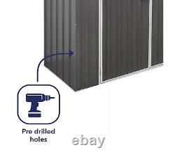 Absco 7' x 3' Horizontal Metal Storage Shed FREE SHIPPING