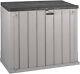 All Weather Outdoor Horizontal Storage Shed Cabinet For Trash Can, Garden Tool