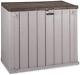 All-weather Outdoor Horizontal Storage Shed Cabinet For Trash Cans Garden Tools