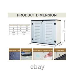 All, Weather Outdoor Storage, 26 cu. Ft, Keeps Tools Safe & Accessible