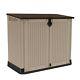 All-weather Outdoor Storage Shed Garden Pool Garbage Plastic Box 30-cu Ft Resin
