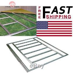 Arrow Floor Steel Frame Kit Hot Dipped Galvanized Outdoor Storage Shed Accessory