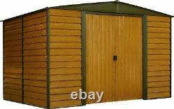 Arrow Sheds Euro Dallas Woodridge 10x12ft Steel Storage Garden Shed Kit