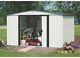 Arrow Sheds Nw108 Newburgh Steel Storage Shed 10 Ft. X 8 Ft. Eggshell/coffee