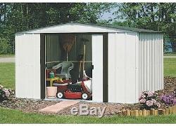 Arrow Sheds NW108 Newburgh Steel Storage Shed 10 ft. X 8 ft. Eggshell/Coffee