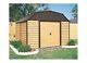 Arrow Sheds Wh109 Woodhaven Steel Storage Shed 10 Ft. X 9 Ft. Woodgrain