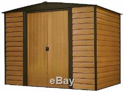 Arrow Sheds Woodridge Steel Backyard Tool Storage Shed