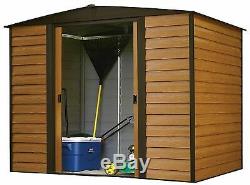 Arrow Sheds Woodridge Steel Backyard Tool Storage Shed