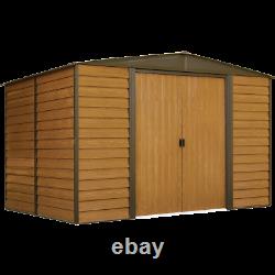 Arrow Sheds Woodridge Steel Outdoor Storage Shed, 10 ft. X 6 ft