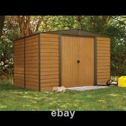 Arrow Sheds Woodridge Steel Outdoor Storage Shed 10 ft. X 6 ft