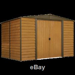 Arrow Sheds Woodridge Steel Outdoor Storage Shed 10 ft. X 8 ft