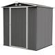 Arrow Storage Products Ezee Shed Steel Storage Shed, 6 Ft. X 5 Ft. Charc