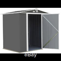 Arrow Storage Products EZEE Shed Steel Storage Shed, 6 ft. X 5 ft. Charcoal w