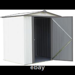 Arrow Storage Products EZEE Shed Steel Storage Shed, 6 ft. X 5 ft. Cream with