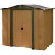Arrow Storage Products Woodlake Steel Storage Shed, 6 Ft. X 5 Ft