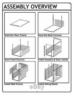 Arrow Storage YS410 4' x 10' Yardsaver Shed