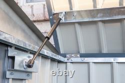 Arrow Storboss 6 X 3 Ft Steel Storage Horizontal Shed, Charcoal