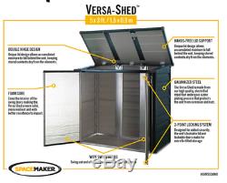 Arrow Versa-Shed Locking Horizontal Storage Shelter 37H x 27 W x 22L NEW