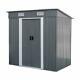Bahom Horizontal Outdoor Storage Shed 3.5x6 Ft Without Floor Base, Lockable Orga