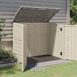 BMS2500 53 X 31.5 X 45.5 Horizontal 34 Cubic Feet Resin Outdoor Storage Shed wit