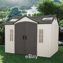Backyard Storage Shed Garage Tool Kit Patio Deck Garden Lawn Building 8' x 10