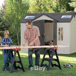Backyard Storage Shed Garage Tool Kit Patio Deck Garden Lawn Building 8' x 10