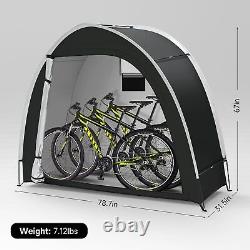 Better Quality? Dikutar Outdoor Bike Storage Shed Tent, Portable S, Black