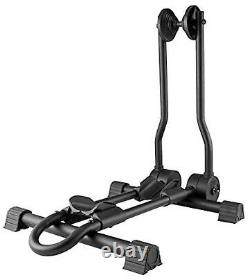 Bike Stand for 1 Bicycle Floor Parking Rack for Garage or Home (New Version)